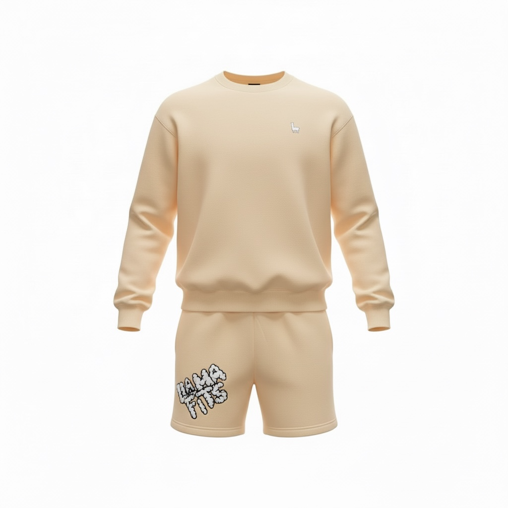 Famous Crewneck & Shorts - Llama Fits LLC